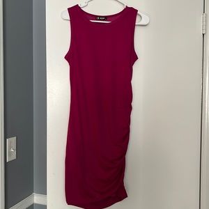 Size small raspberry colored dress.